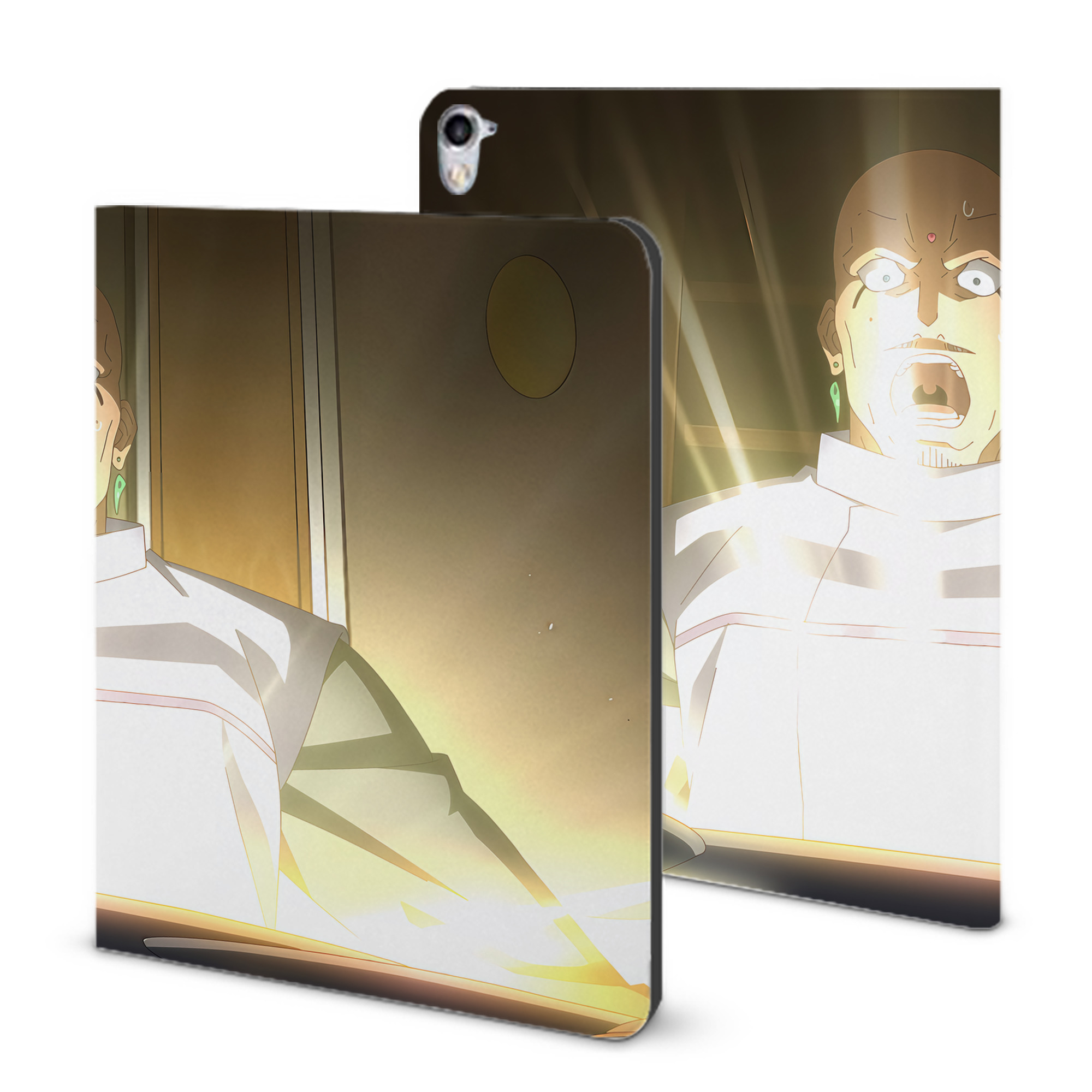（画像用） 転スラ Regarding Reincarnated to Slime IPad ケース ブック型 PUレザー TPU 耐衝撃 軽量 薄型 ペン収納なし 全面保護 IPad 各モデル対応